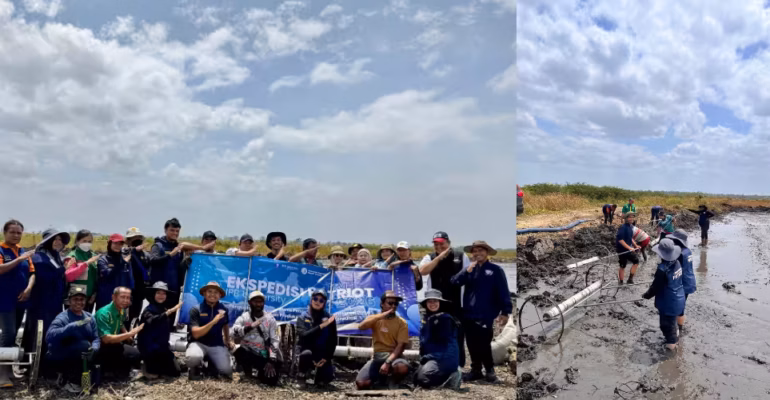 varietas-ipb-9g-diperkenalkan-di-merauke-petani-dan-tim-ekspedisi-patriot-ipb-bersinergi