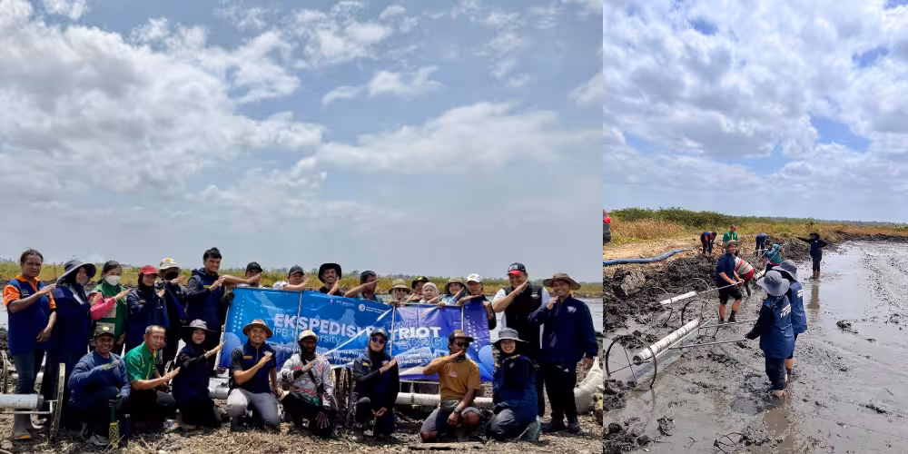 IPB 9G Rice Variety Introduced in Merauke, Farmers and the IPB Patriot Expedition Team Collaborate